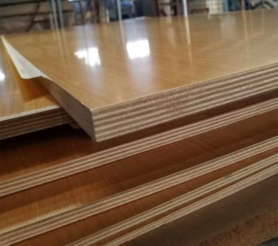 China Furniture Decoration 20mm Poplar Core E1 Glue UTY Grade Commercial Hardwood Veneer Plywood for sale