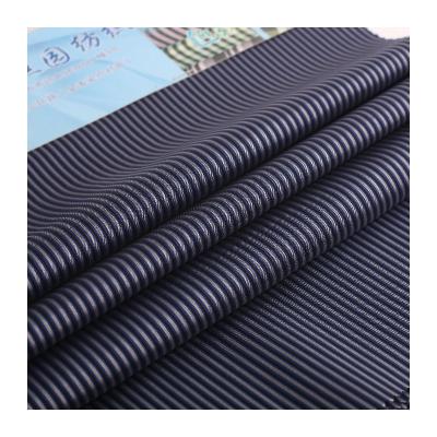 China Good Stretch Anti-Static 150 Gsm Striped Print Cotton Poplin Custom Fabric For Dress No MOQ for sale