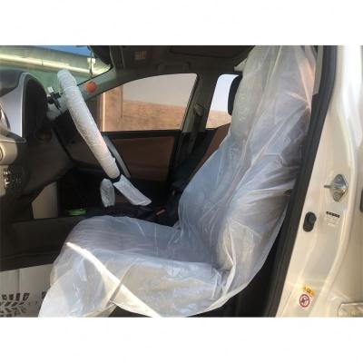 China Basic Without Design Manufacturer Supply Good Quality White Goods And Waterproof Plastic Disposable Car Seat Cover for sale