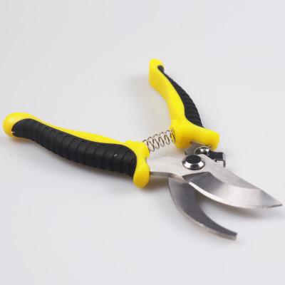 China Anti-Slip Grip Fruit pruning shears thickness garden tools anti-slip grip pruning shears garden for sale