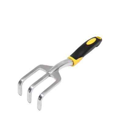 China Digging Tools Hand Garden Weed Tools Heavy Duty Hand Rake Cultivator Trowel Weeding Fork Shovel Trident for sale