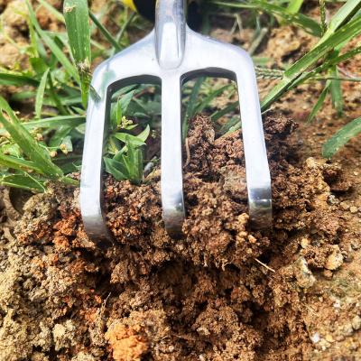 China Digging Tools Wholesales Aluminum Garden Hand Hake Tools With Non-Slip Rubber Handle for sale