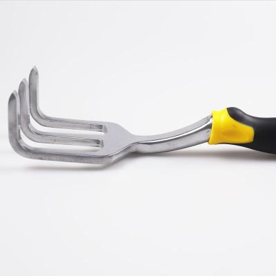 China Digging Tools Hot sale professional garden hand tools Digging spading rake Stainless Steel garden rake for sale