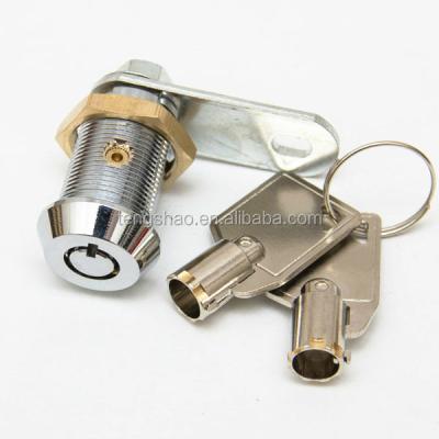 China 27mm Arcade Game Machine Solid Brass Pin Tumbler Tube Key Locks for sale