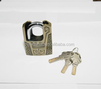 China Shackle Prevention 50mm Safety Wafer Tumbler Shackle Prevention Padlock for sale