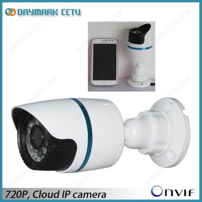 China Outdoor 1.0MP Infrared Network Camera Cloud Storage for sale