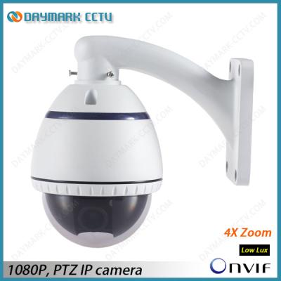 China 2MP Outdoor PTZ IP Camera 4X Optical Zoom for sale