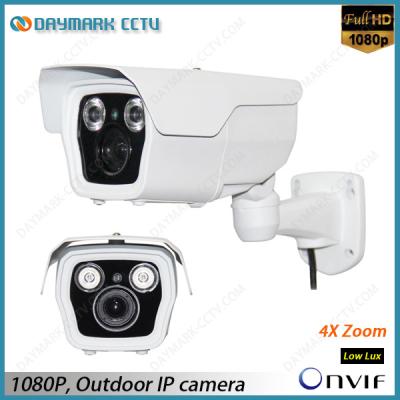 China Waterproof 4X Optical Zoom IP Camera 1080P Plug and Play for sale