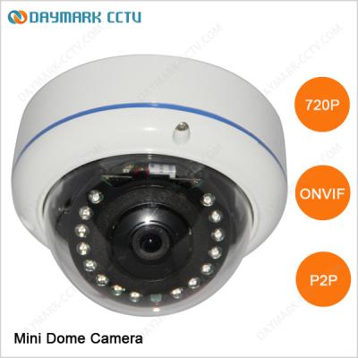 China IR Night Vision HD Outdoor Dome IP Camera 1280*720 for sale