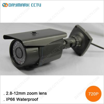 China 720p CMOS Waterproof IP Camera WDR 2.8-12mm Zoom Lens for sale