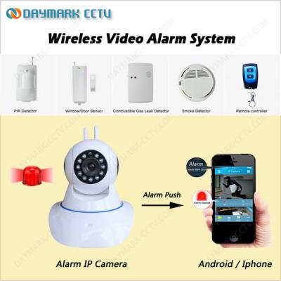 China WIFI alarm home security system wireless with camera for sale