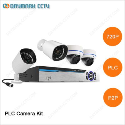 China 4 channel 720P Network night vision PLC best ip security camera systems for sale