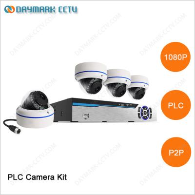 China 1080p HD ir dome power line communication camera security system for home for sale