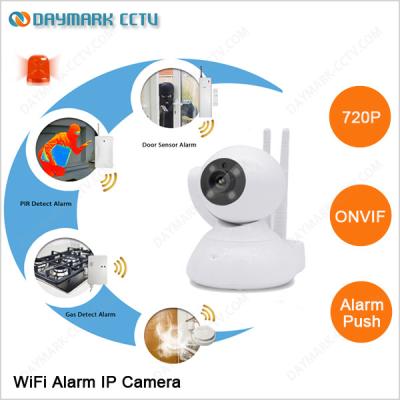 China Support RF433 sensors WIFI Smart home monitoring alarm ip camera system for sale