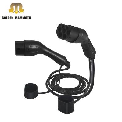 China Mode 3 32A 1 Phase SAE J1772 Type 1 To Type - 2 EV Charging Cable Electric Car Adapter Charging Cable V1-32S for sale