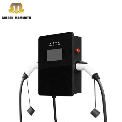 China 11KW 22KW Wallbox Type - 2 Type - 2 EV Wall Charger Station Fast Car Electric Vehicle Stack V1-32T Charging Stations for sale