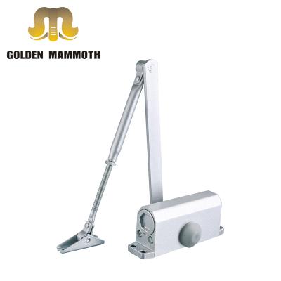 China Modern Aluminum Silent Hydraulic Automatic Concealed Door Closer Hardware Floor Spring Concealed Small Square Type Door Closer for sale