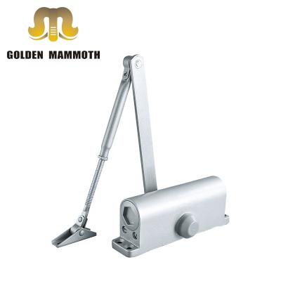 China Modern Aluminum Silent Hydraulic Automatic Concealed Door Closer Hardware Floor Spring Concealed Large Square Type Door Closer for sale