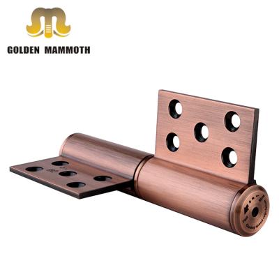 China Modern Space Aluminum And Stainless Steel Narrower 5 Inch Q Type Hydraulic Automatic Soft Door Hinge For Wooden Door for sale