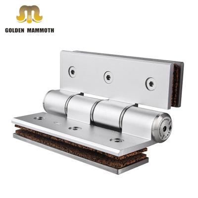 China Modern Silver Soft Slient Buffer Shower Door Closer Summer Type Automatic Closing Hinges For Glass Door for sale