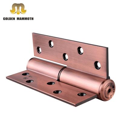 China Modern Color Aluminum Hydraulic Buffer Gap Self Closing Hinge Damping Spring Hinged 5 Inch Blind Door Closer for sale