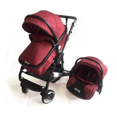 China European standard high landscape style baby stroller/luxury baby stroller/New Baby Stroller Baby Model Pram for sale