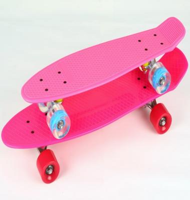 China Long City Skateboard With Four Wheels Kids Scooters 22 Inch Long Board Mini Cruiser Four Wheel Street Skateboard Skateboard for sale