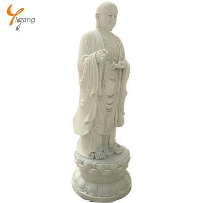 China Custom Chinese God Statue Monk Western Marble Statue for sale