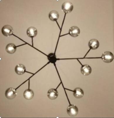 China 15PCS E27 Glass Filament Modern Modern Balls LED Chandeliers Pendant Ceiling Lights for sale