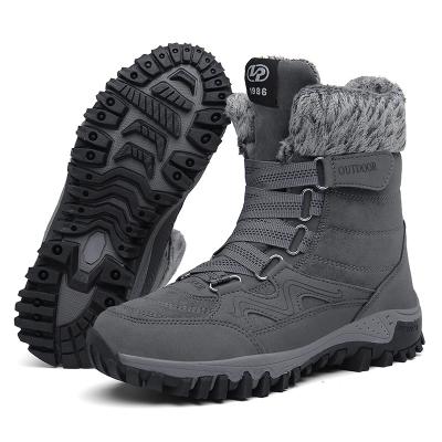 China Factory Direct Sale Winter Plus Size Couple Warm Cotton Shoes For Men And Women Outdoor Non-Slip High-Top Snow Boots 35-46# for sale