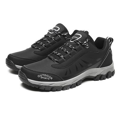 China Men's Outdoor Adventure Hiking Shoes Non-Slip Wear-Resistant Elastic Shock Absorption Easy And Smooth à venda