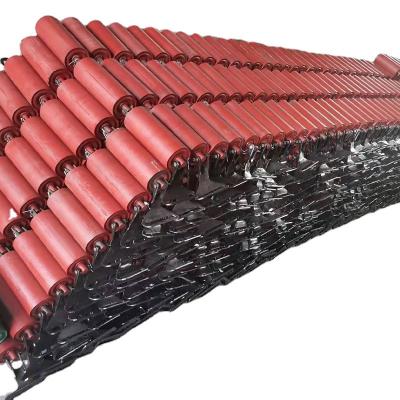 China Manufacturing Plant polines y tambores conveyor roller componentes para bandas transportadoras Triple tren de rodillos portantes for sale