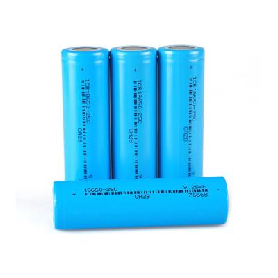 China Toys Good Price Quality Guaranteed 18650 3.7V 2500mah Li-ion Battery for sale