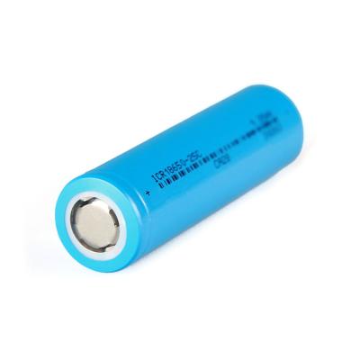 China Rechargeable Toys 18650 Battery 3.7V 2500mah Power Lithium Ion Battery for sale