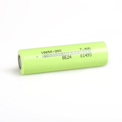 China Toys Deep Cycle 18650 Battery 3.7V 2000mah Lithium Ion Battery 18650 Battery for sale