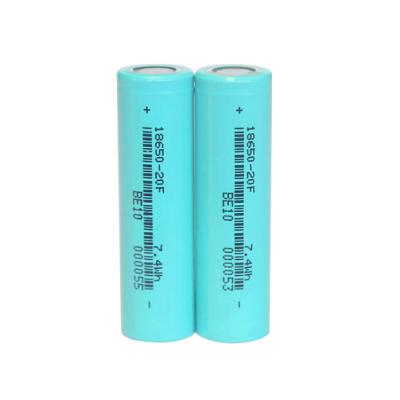 China Toys Large Capacity Lithium Ion 3.7V Rechargeable Battery IFR18650 2000mAh Lithium Ion Battery for sale