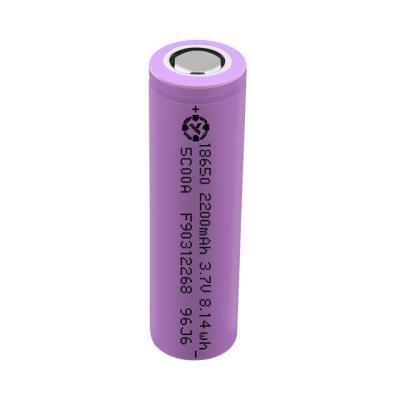 China Toys 18650 NCR 2200mah High Rate Lithium Ion Battery Cell for sale