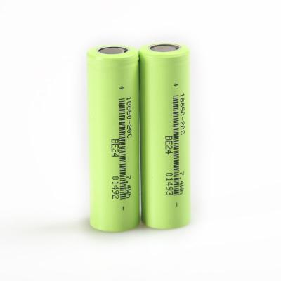 China Toys 18650 Battery Bulk 3.7v 2000mah 18650 Li Ion Battery for sale