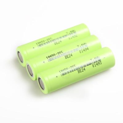 China toys factory wholesalne 18650 icr 2000mah high rate lithium ion battery cell for sale