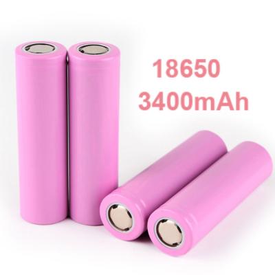 China Toys High Capacity Lithium Ion 18650 3.7v 2600mah 3400mah Lithium Ion Batteries for sale