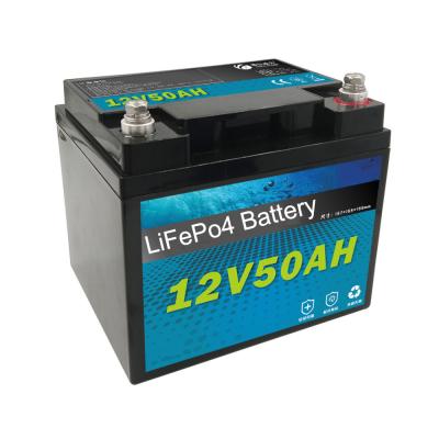 China Home Appliances Customized 32650 Lithium Iron Battery 12v50ah LiFePo4 Battery Pack With Protective Panel BMS System for sale