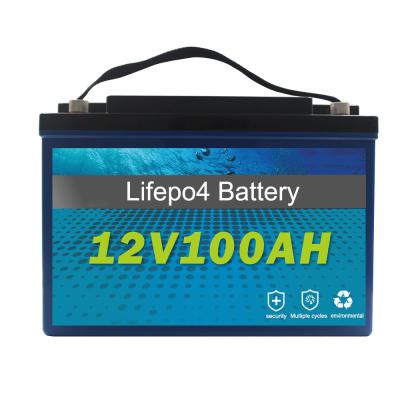 China Customized LiFePo4 12V100AH ​​home appliances LiFePo4 battery 5g communication base station lithium battery fire emergency tower crane battery for sale