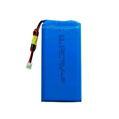 China Smart toys Li-polymer battery 154080 7.4v 3000mAh industrial equipment instrument lock label printer lithium battery pack for sale