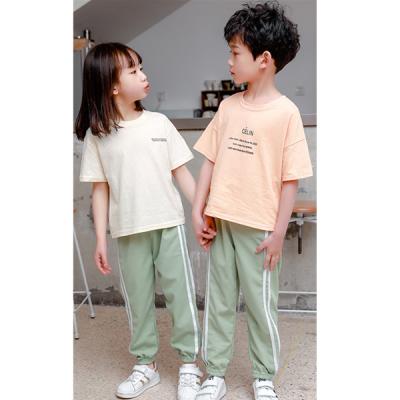 China China Wholesale Anti-wrinkle Anti-wrinkle Kids Sports Tracksuit Clothes Kids Dress Pants for sale