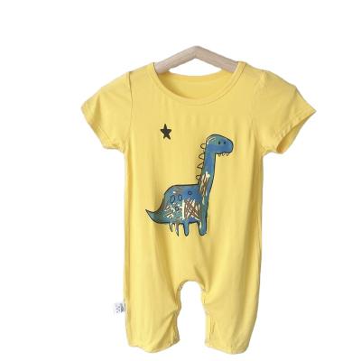 China High Quality New Children's Modal Sleeve Romper Summer New Modal Children Cloth Baby Cartoon Short Jumpsuits Overalls for sale