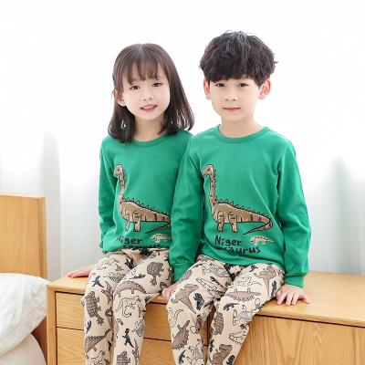 China Thermal Thermal Pajamas For Boys Kid Clothes Dinosaur Pajamas Toddler Long Sleeve Sets Sleepwear 1-8 Years for sale