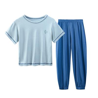 China Girls Boys Summer Kids Cotton Polyester/Cotton Polyester/Sleeve T-shirt Pants Short Set for sale