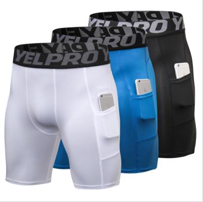 China Anti Static Anti Static Mens Compression Shorts Underwear With Pouch for sale