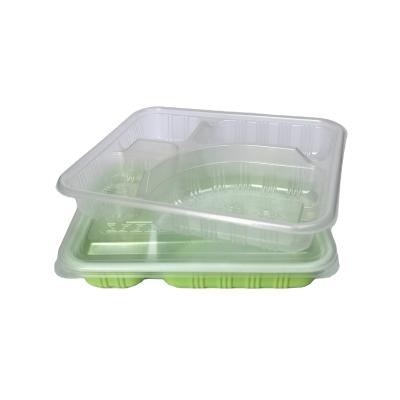 China Factory Direct Selling Traditional Customizable Plastic Disposable Fast Food Box Chicken Leg Box PP Lunch Box for sale