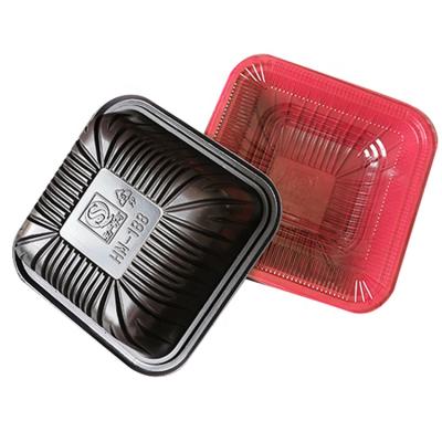 China Traditional Vendor Supply Insulated Square Customizable Plastic Grade Fruit And Vegetable Box Box For Fast Food for sale